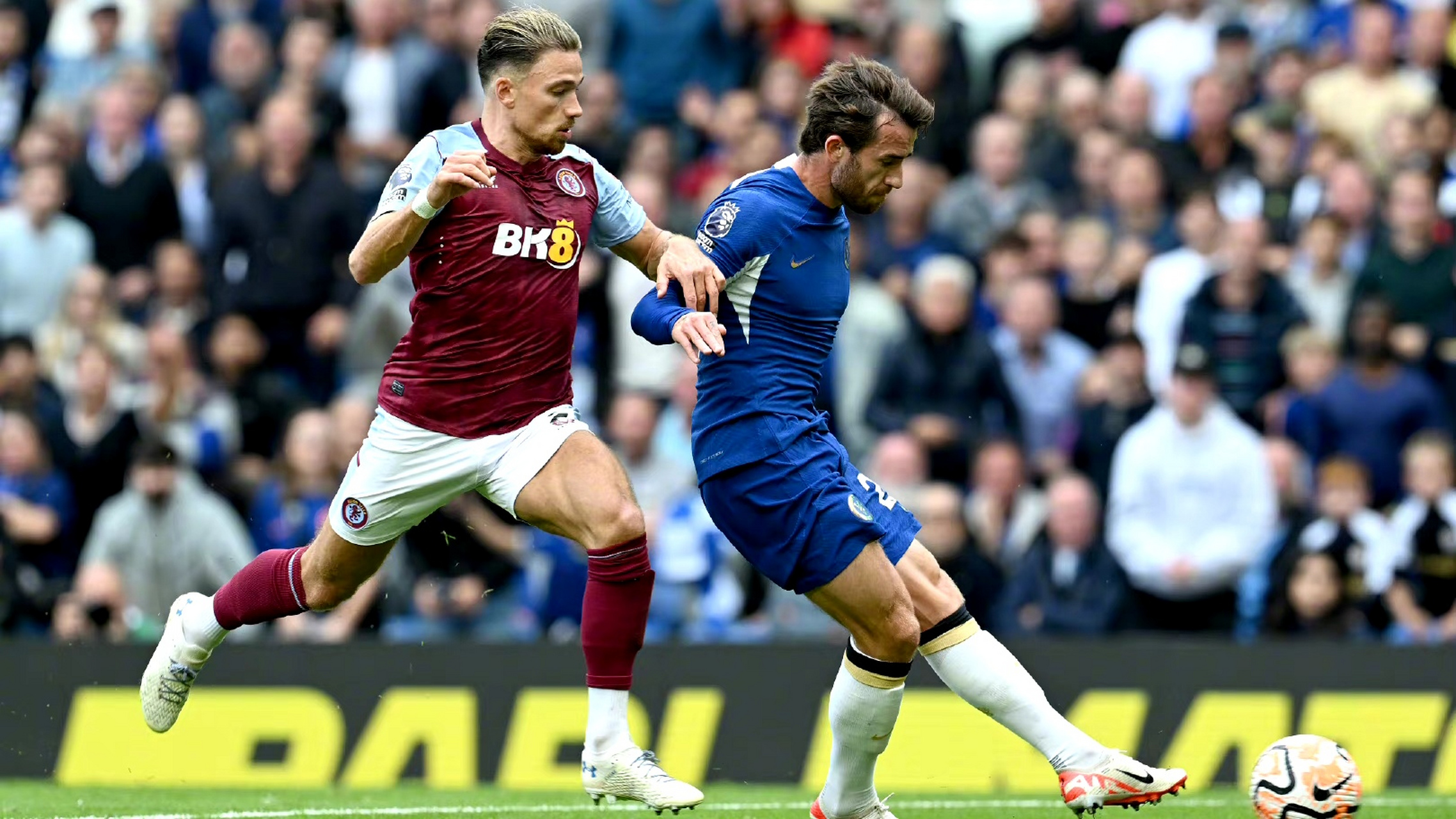 关于维拉球员缺阵，切尔西顽强逆袭的信息