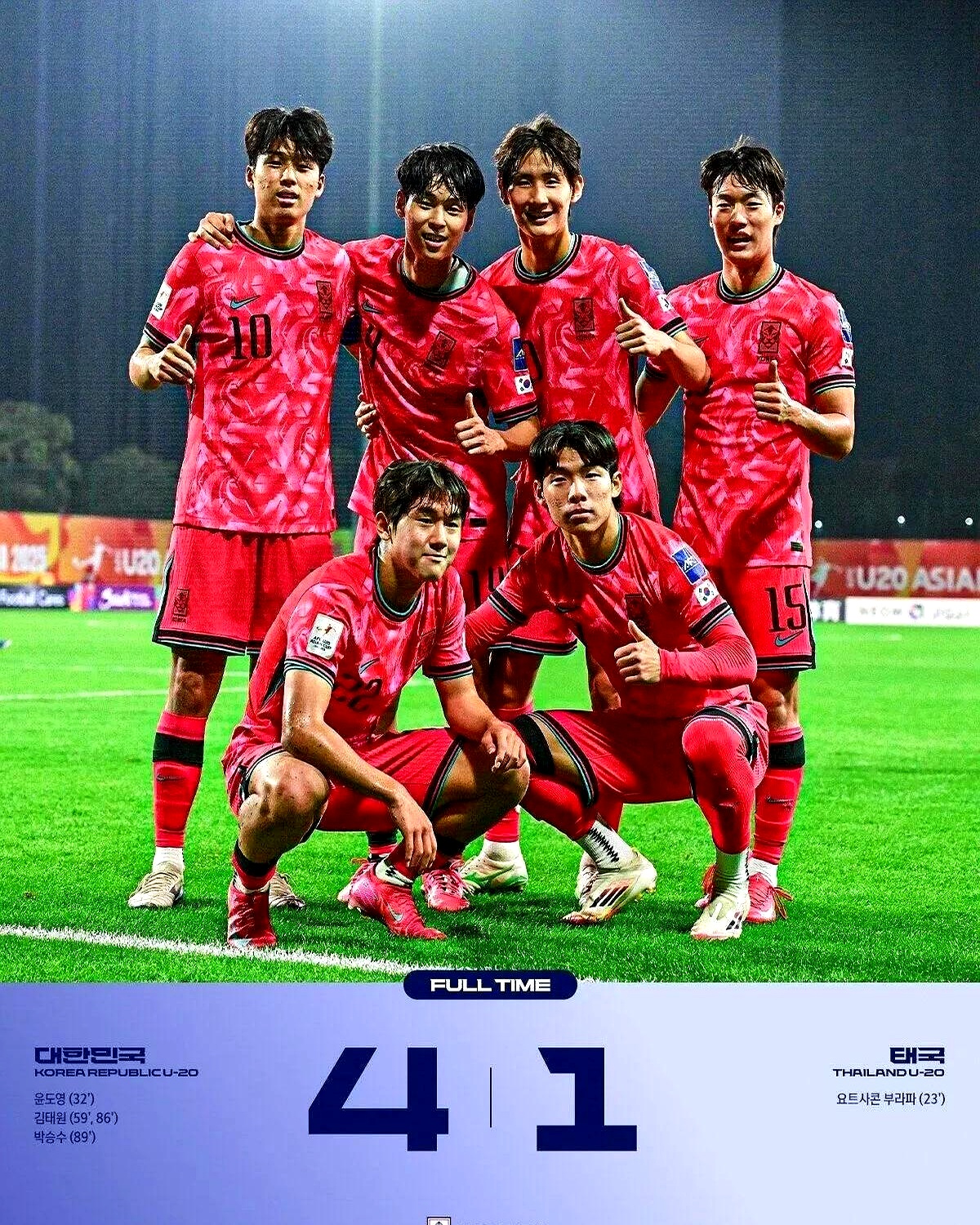 泰国队横扫韩国队,李梓嘉统治全场 泰国队横扫韩国队,李梓嘉统治全场